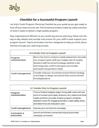 Checklist for a Successful Program Launch Images2025