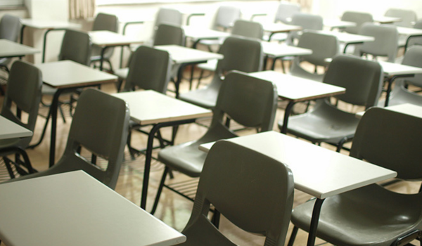 empty classroom